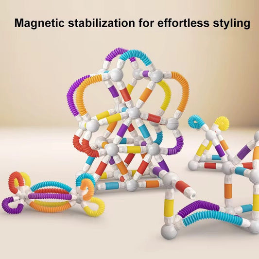 flexible-magnetic-tube-building-blocks-36pcs kids toy in Pakistan | Zilonay