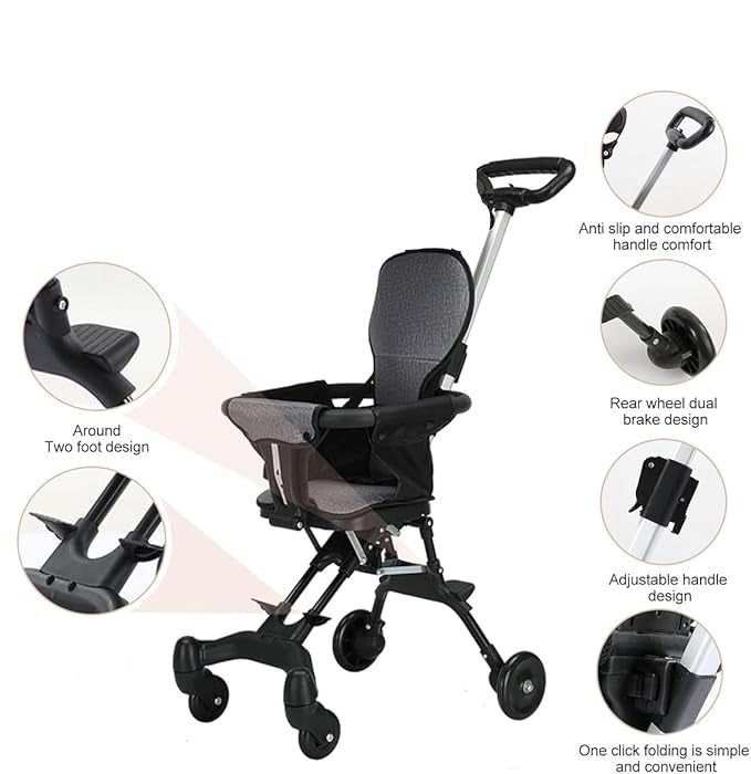 foldable-light-weight-baby-stroller-baby-carrier kids toy in Pakistan | Zilonay