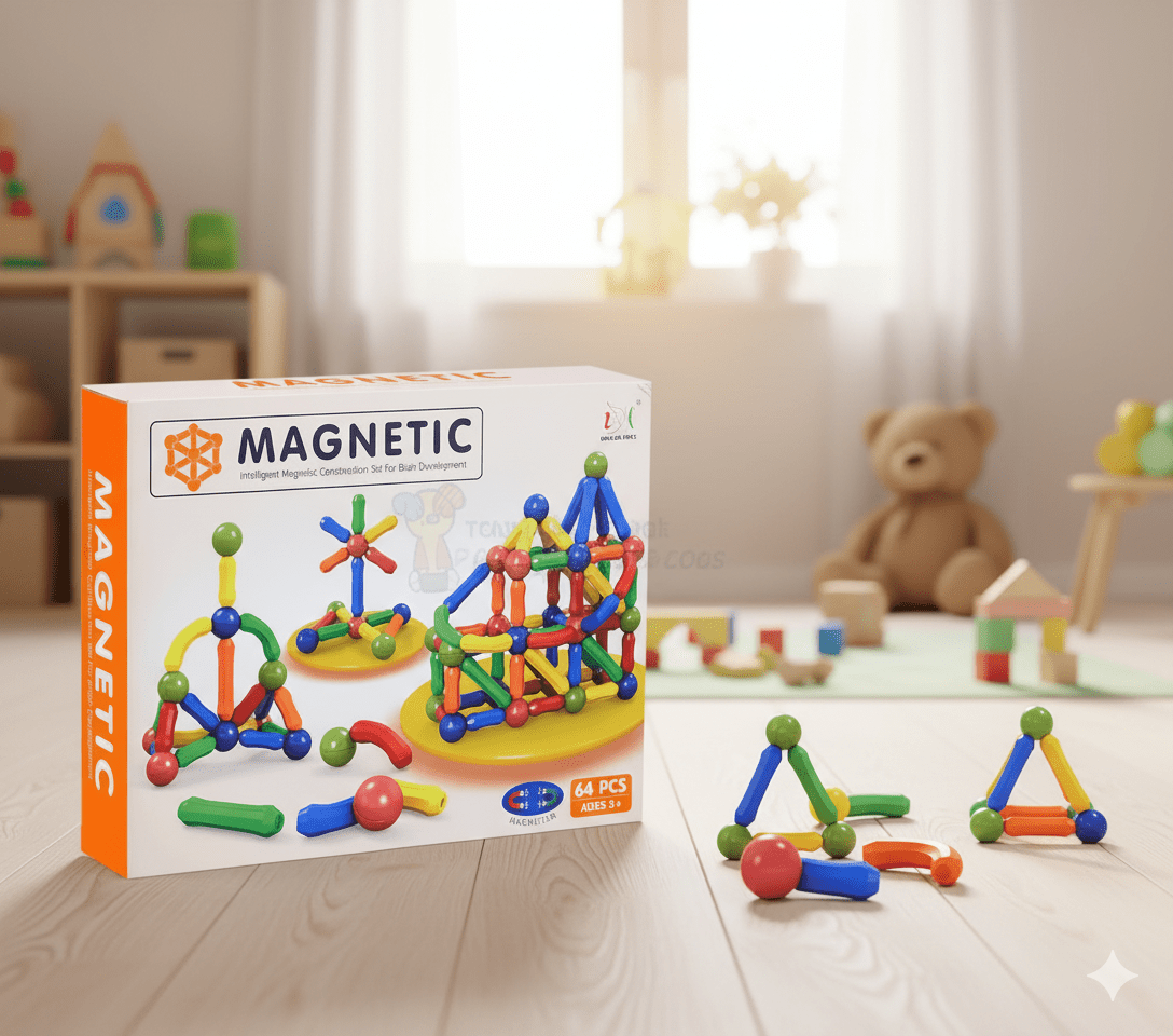 magnetic-building-blocks-educational-toy kids toy in Pakistan | Zilonay