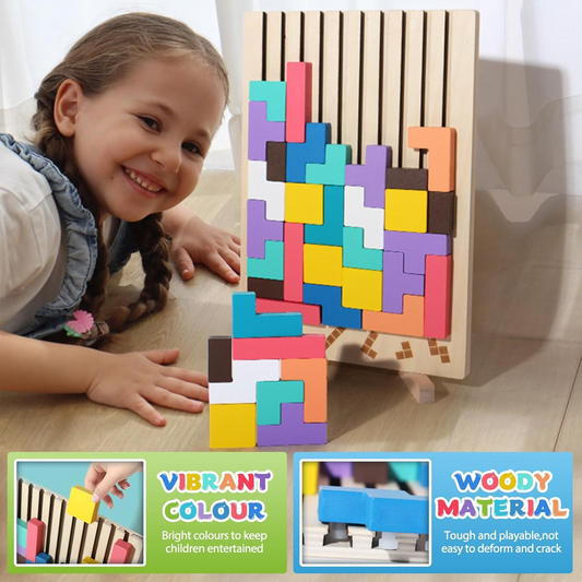 wooden-educational-colorful-geometric-versatile-blocks kids toy in Pakistan | Zilonay