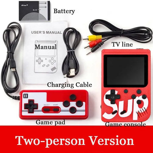 including-a-direct-tv-ac-dc-cable-this-rechargeable-sup-handy-video-game-box-comes-with-400-games-and-a-tv-remote-combination-choice-of-color kids toy in Pakistan | Zilonay