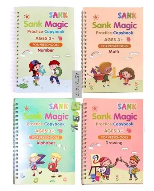 magic-practice-copybook-set-of-4 kids toy in Pakistan | Zilonay