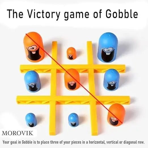 tic-tac-toe-gobble-board-game-board-games-for-adults-kids-brain-development kids toy in Pakistan | Zilonay