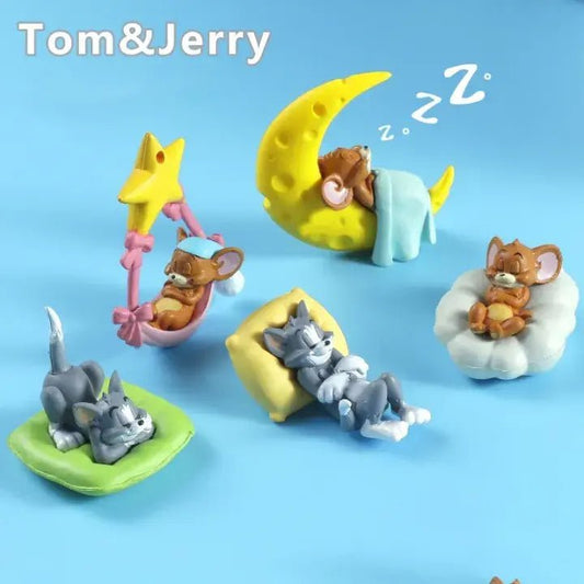 tom-and-jerry-cartoon-action-figures-model-children-doll-car-ornaments-desktop-ornament-collection-birthday-gifts-toys kids toy in Pakistan | Zilonay