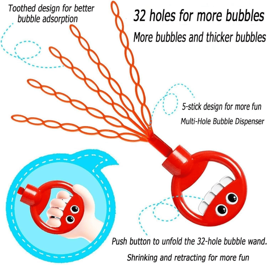32-hole-smiling-face-bubble-stick-for-kids kids toy in Pakistan | Zilonay
