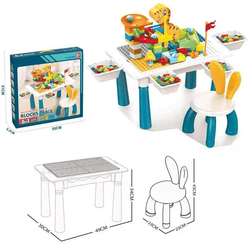 animal-world-table-building-blocks-102-pcs-diy-building-blocks-toy kids toy in Pakistan | Zilonay
