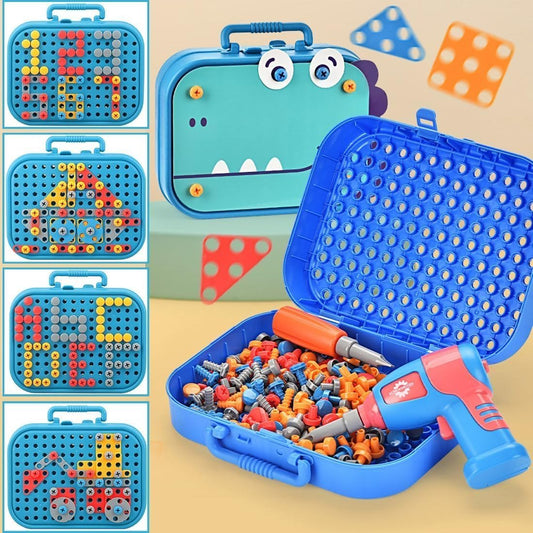 creative-3d-drill-screw-space-simulation-screw-tool-box kids toy in Pakistan | Zilonay
