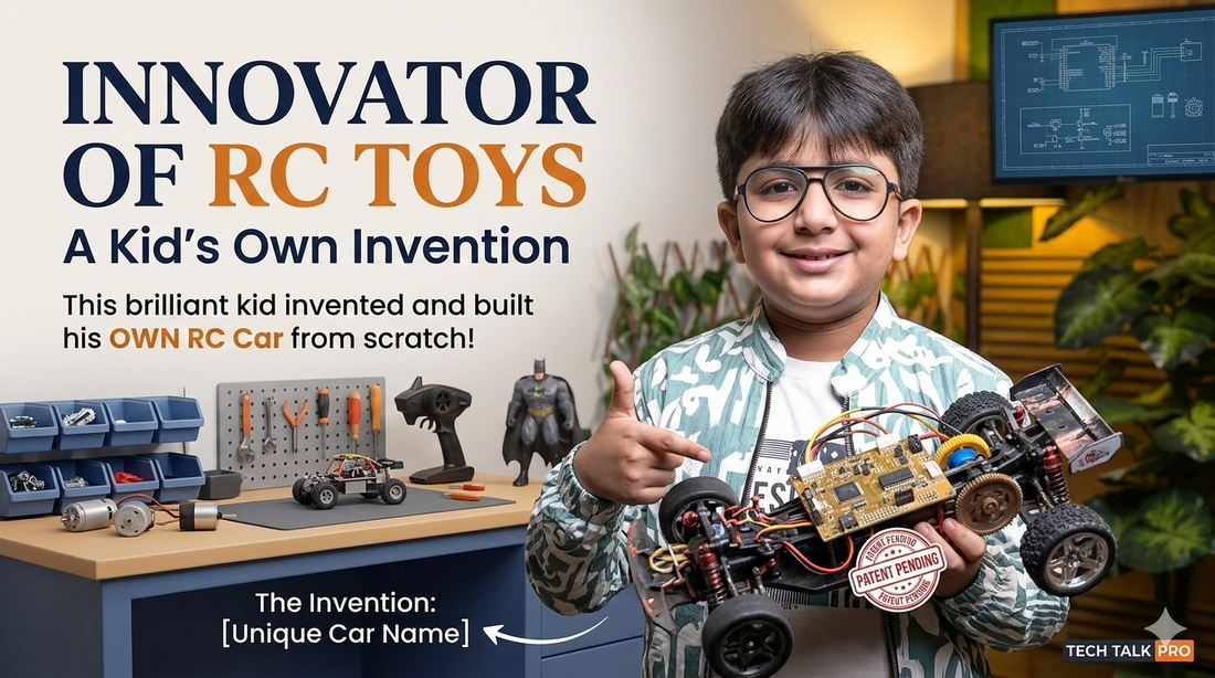 Young Innovator Zaeem Faisal Builds App-Controlled RC Car