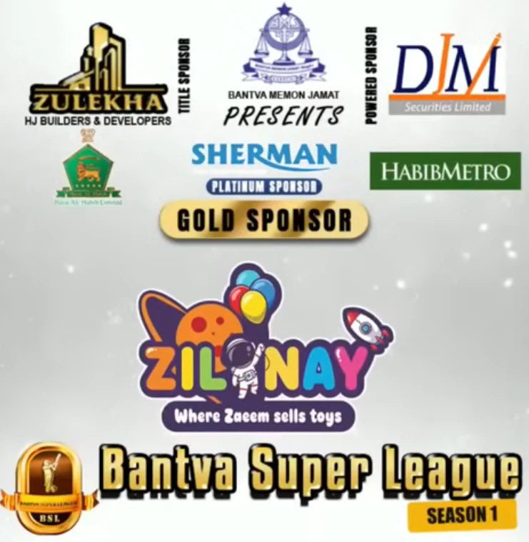 🏏 Zilonay Proud Sponsored Partner | Bantwa Memon Jamat Cricket Match