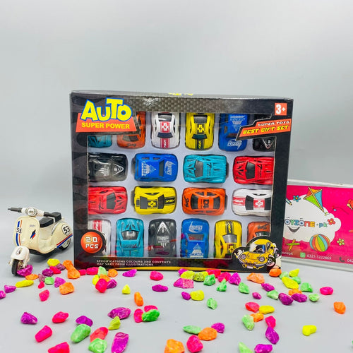 20 Pcs Super Cars Playset