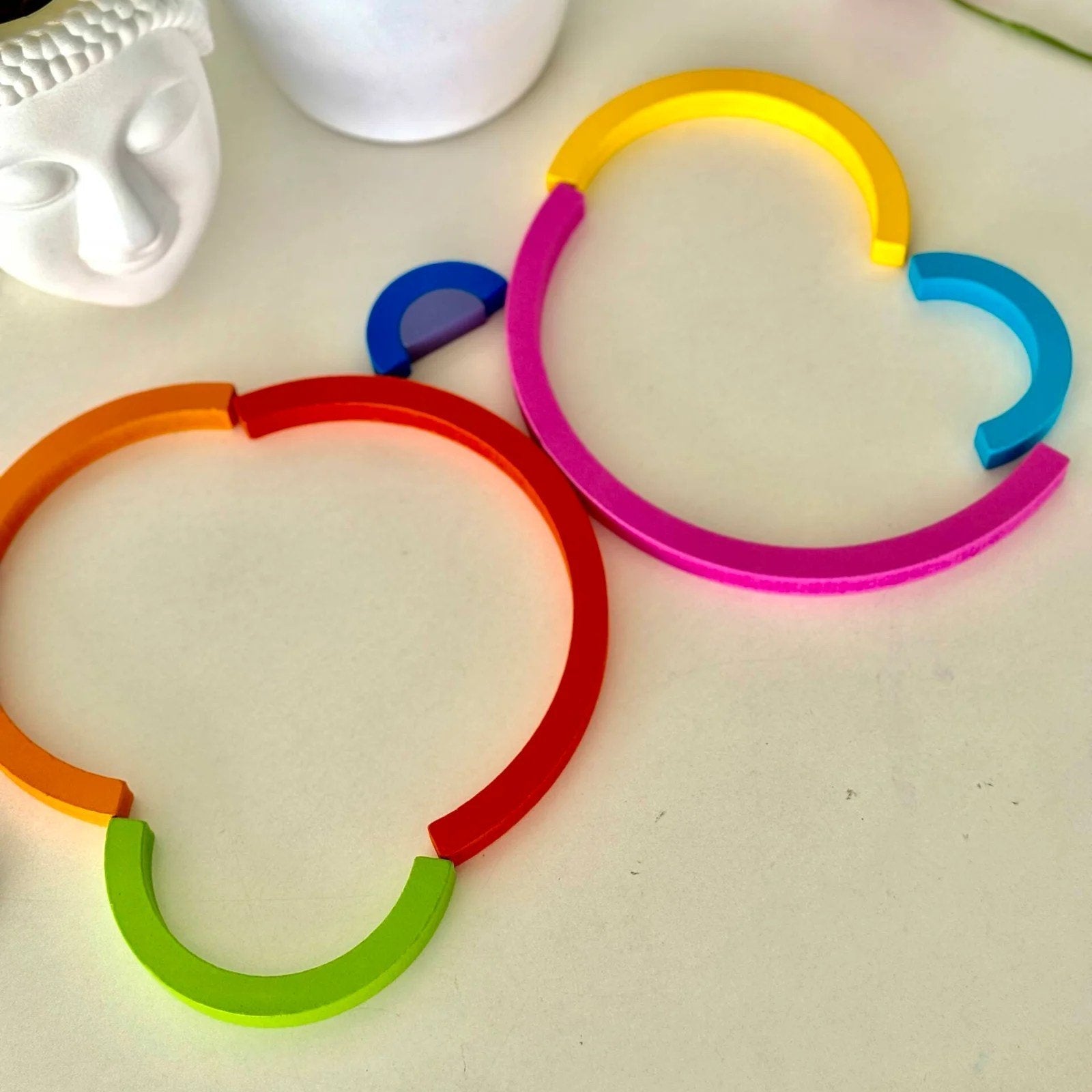 wooden-rainbow-building-blocks kids toy in Pakistan | Zilonay