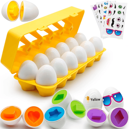 childrens-early-education-multi-shapes-eggs-toy kids toy in Pakistan | Zilonay