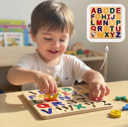wooden-educational-learning-colorful-puzzle-board-for-kids kids toy in Pakistan | Zilonay