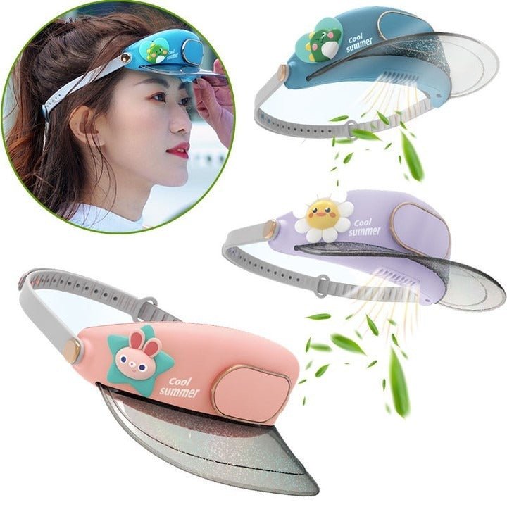 sun-protector-cute-hat-with-cooling-fan kids toy in Pakistan | Zilonay