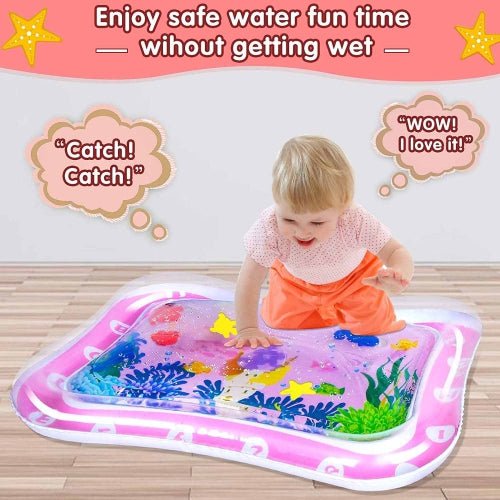 premium-baby-inflatable-water-tummy-time-mat-pink kids toy in Pakistan | Zilonay