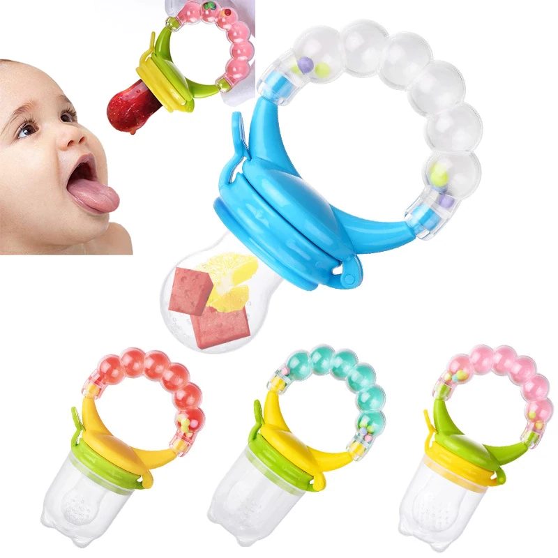 Baby Fruit And Vegetable Pacifier With Rattle