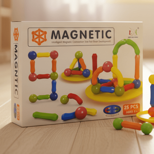 magnetic-building-blocks-educational-toy kids toy in Pakistan | Zilonay