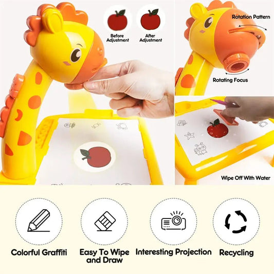 3-in-1-kids-painting-drawing-activity-kit-projector-table kids toy in Pakistan | Zilonay