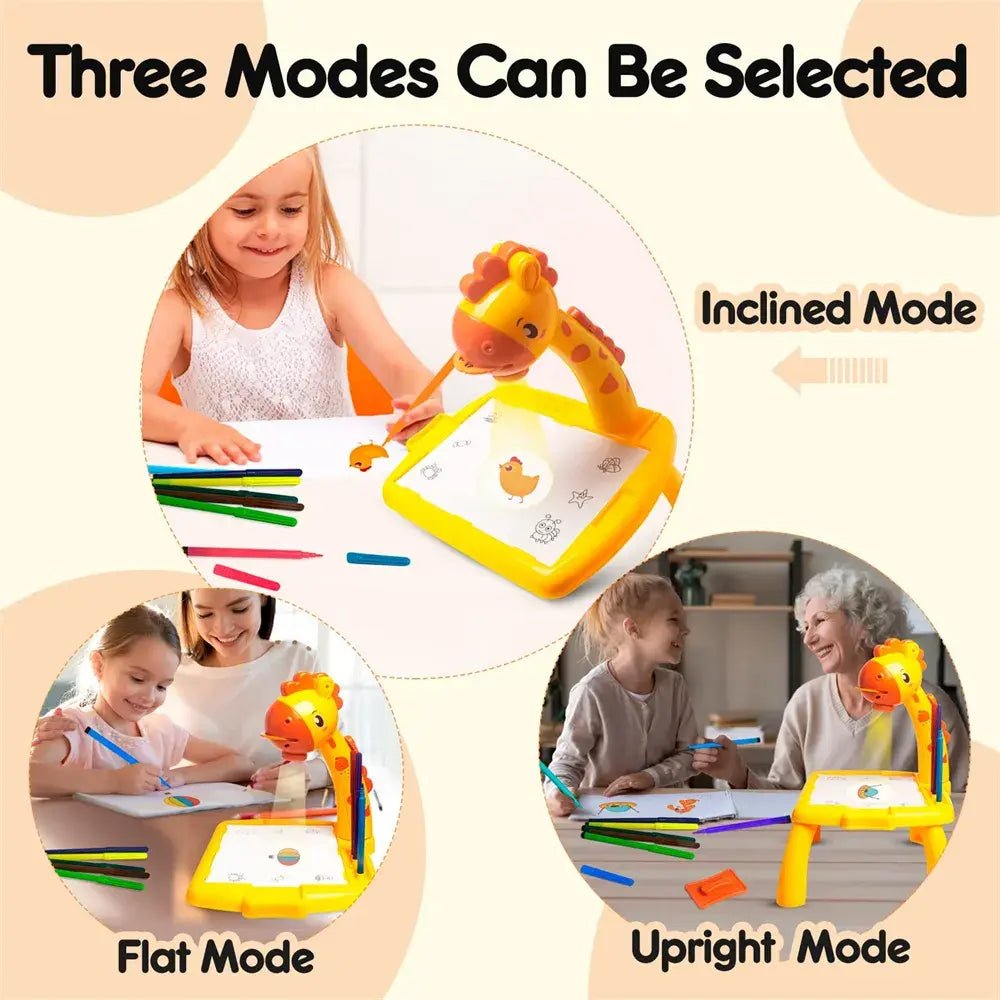 3-in-1-kids-painting-drawing-activity-kit-projector-table kids toy in Pakistan | Zilonay
