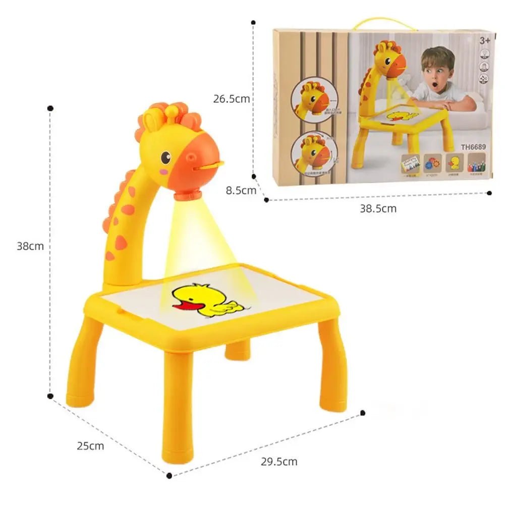 3-in-1-kids-painting-drawing-activity-kit-projector-table kids toy in Pakistan | Zilonay