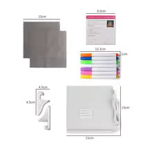 acrylic-led-board-with-colorful-night-light-7-neon-pens kids toy in Pakistan | Zilonay