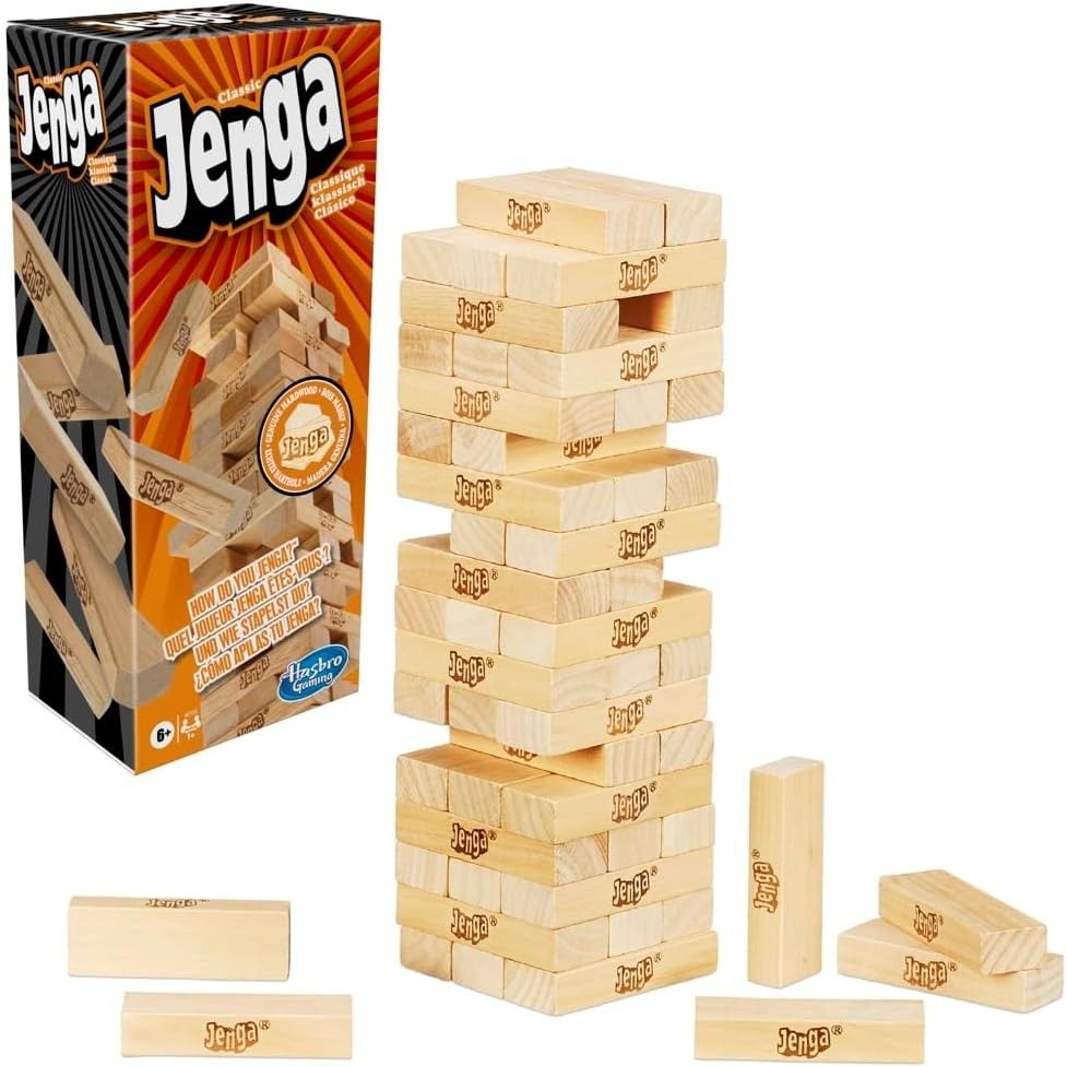 classic-jenga-wooden-stacking-tower-board-game-for-kids-adults kids toy in Pakistan | Zilonay