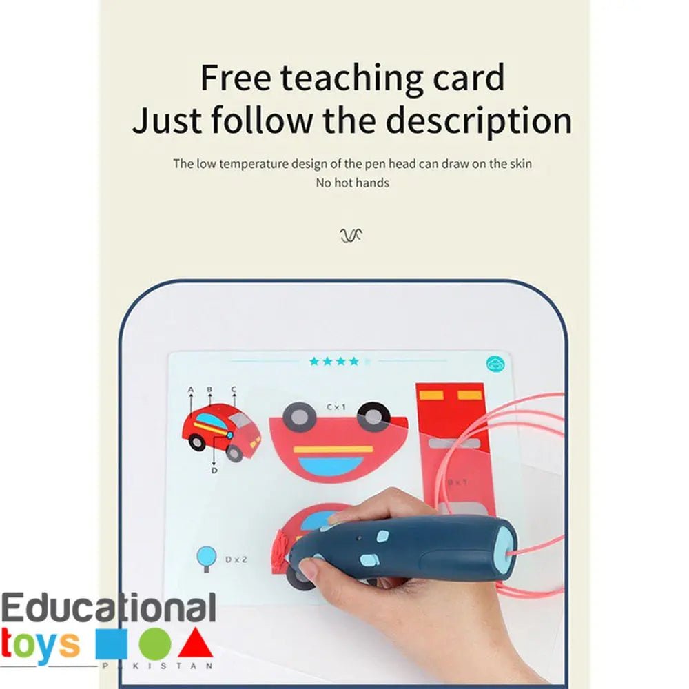 3d-pen-for-3d-printing-drawing-pen kids toy in Pakistan | Zilonay