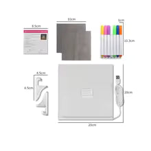 acrylic-led-board-with-colorful-night-light-7-neon-pens kids toy in Pakistan | Zilonay