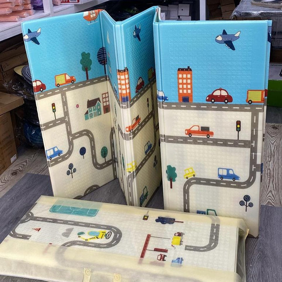 large-baby-crawling-foam-mat-reversible-5-x-6-feet kids toy in Pakistan | Zilonay