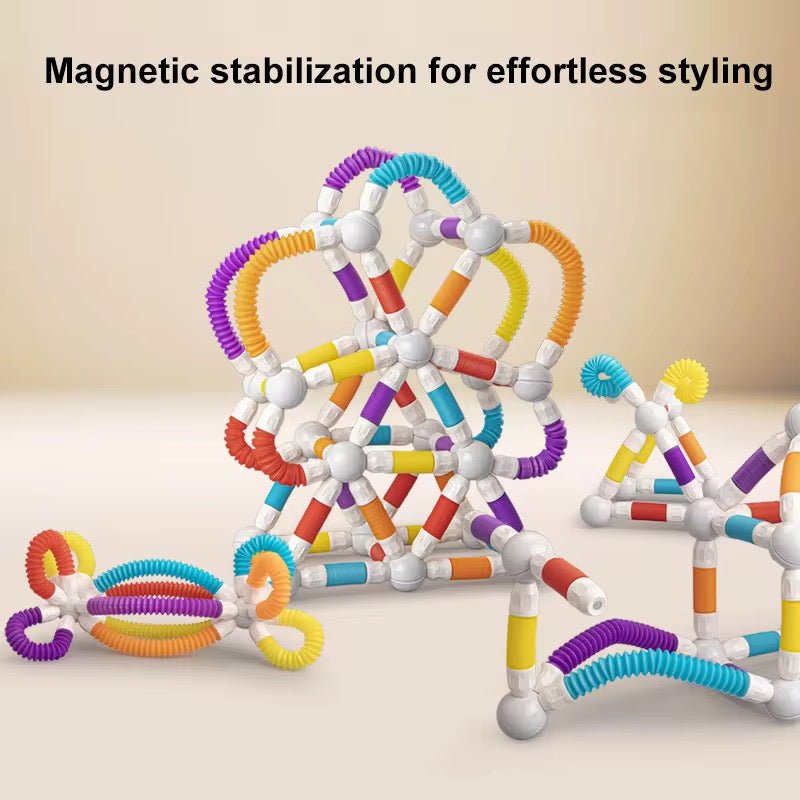 flexible-magnetic-tube-building-blocks-36pcs kids toy in Pakistan | Zilonay