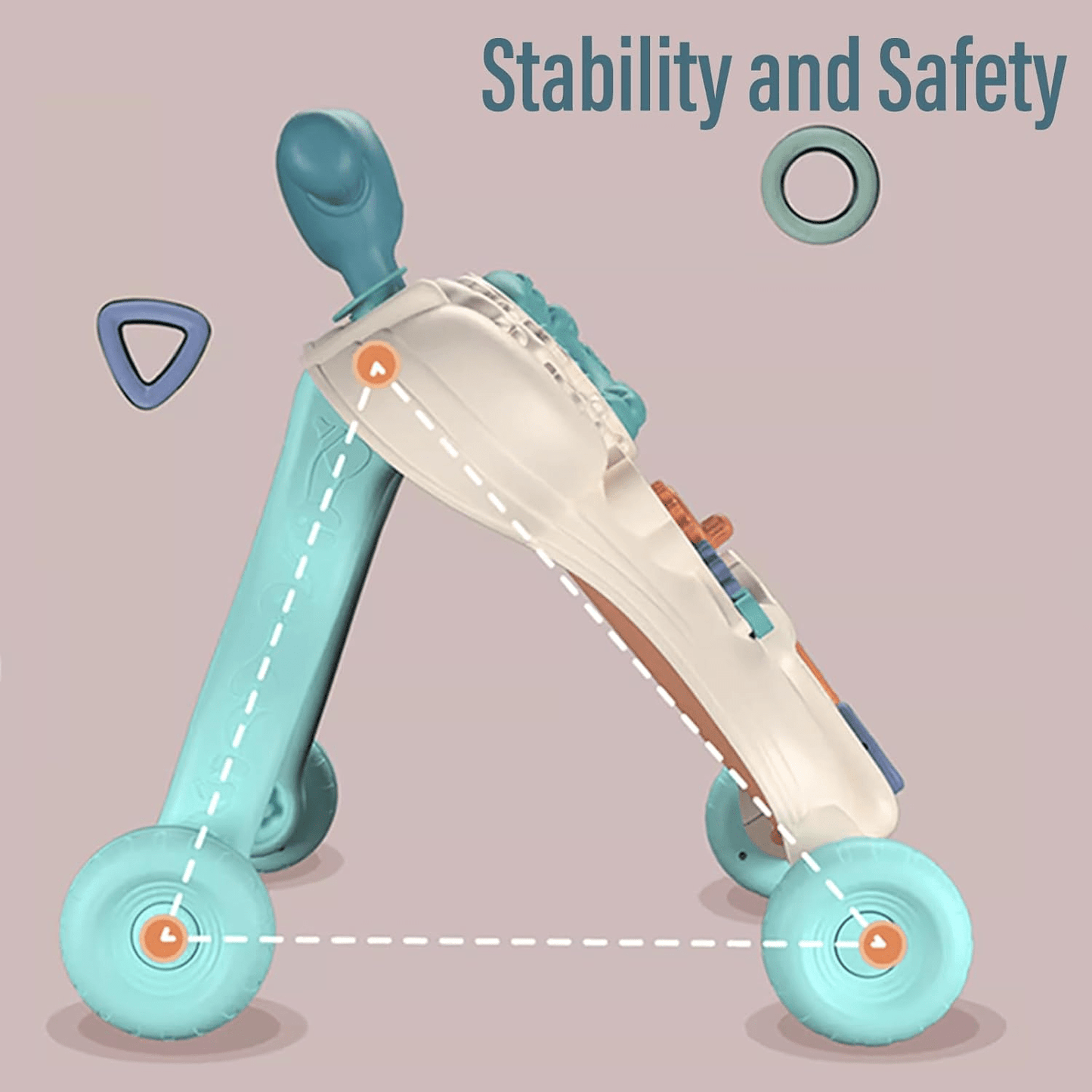 baby-push-walker-with-wheels kids toy in Pakistan | Zilonay