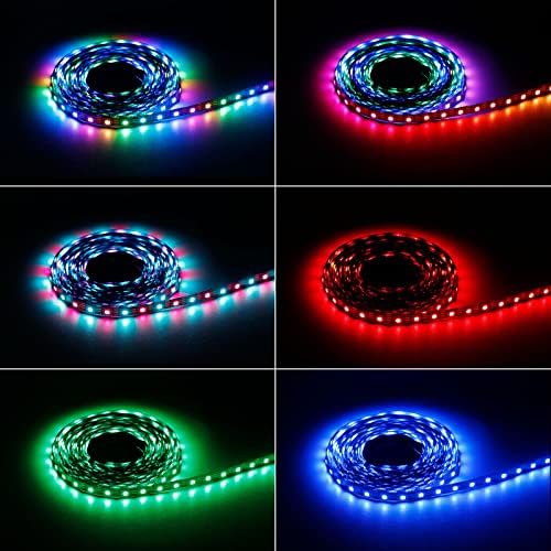 16.4ft 300 Pixels DC12V RGB Individually Addressable Dual Signal