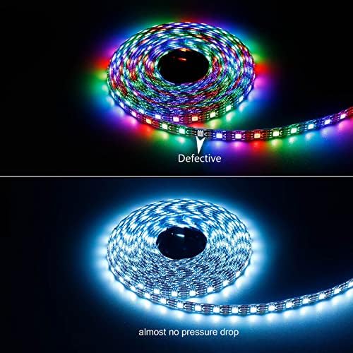 16.4ft 300 Pixels DC12V RGB Individually Addressable Dual Signal