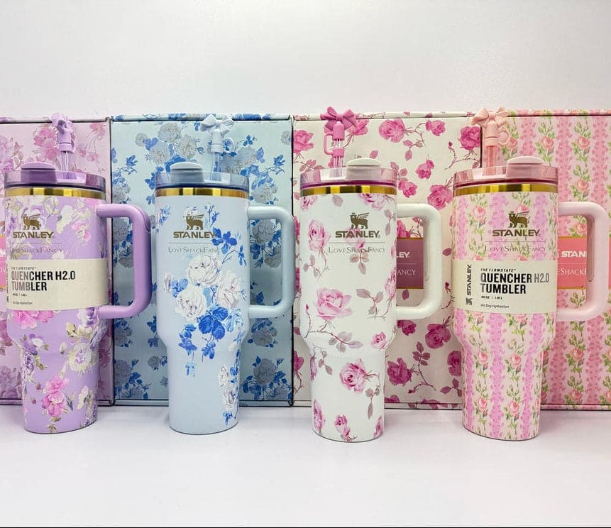 flower-design-stanley-stainless-steel-tumbler kids toy in Pakistan | Zilonay