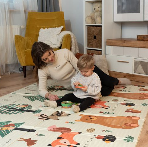 large-baby-crawling-foam-mat-reversible-5-x-6-feet kids toy in Pakistan | Zilonay