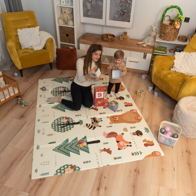 large-baby-crawling-foam-mat-reversible-5-x-6-feet kids toy in Pakistan | Zilonay