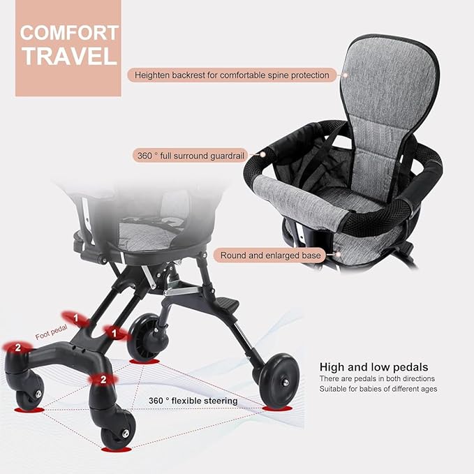 foldable-light-weight-baby-stroller-baby-carrier kids toy in Pakistan | Zilonay