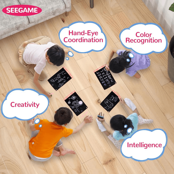 4-5-inch-lcd-multicolor-screen-writing-tablet-erasable-writing-board kids toy in Pakistan | Zilonay