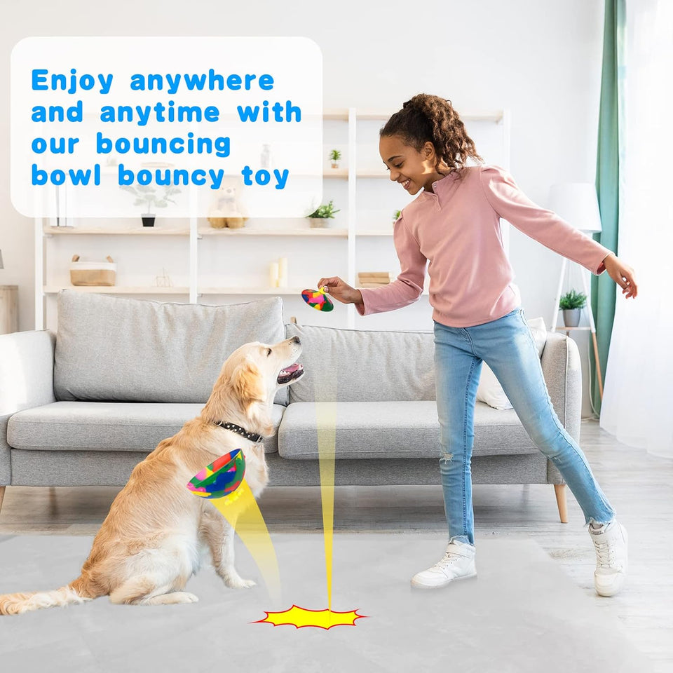 Hip Hop Bouncing Jumping Bowl  (Pack of 2)