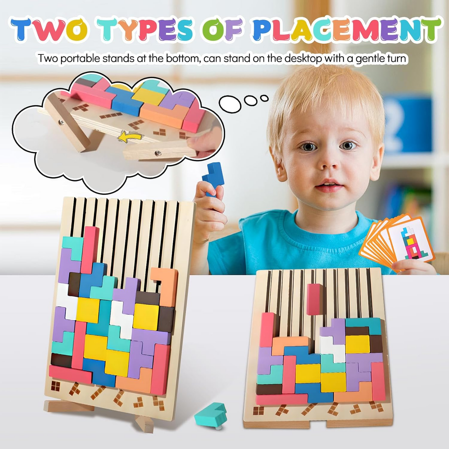 wooden-educational-colorful-geometric-versatile-blocks kids toy in Pakistan | Zilonay