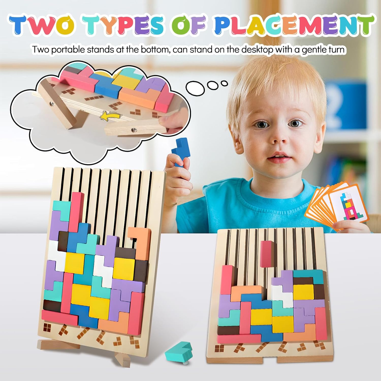 wooden-educational-colorful-geometric-versatile-blocks kids toy in Pakistan | Zilonay