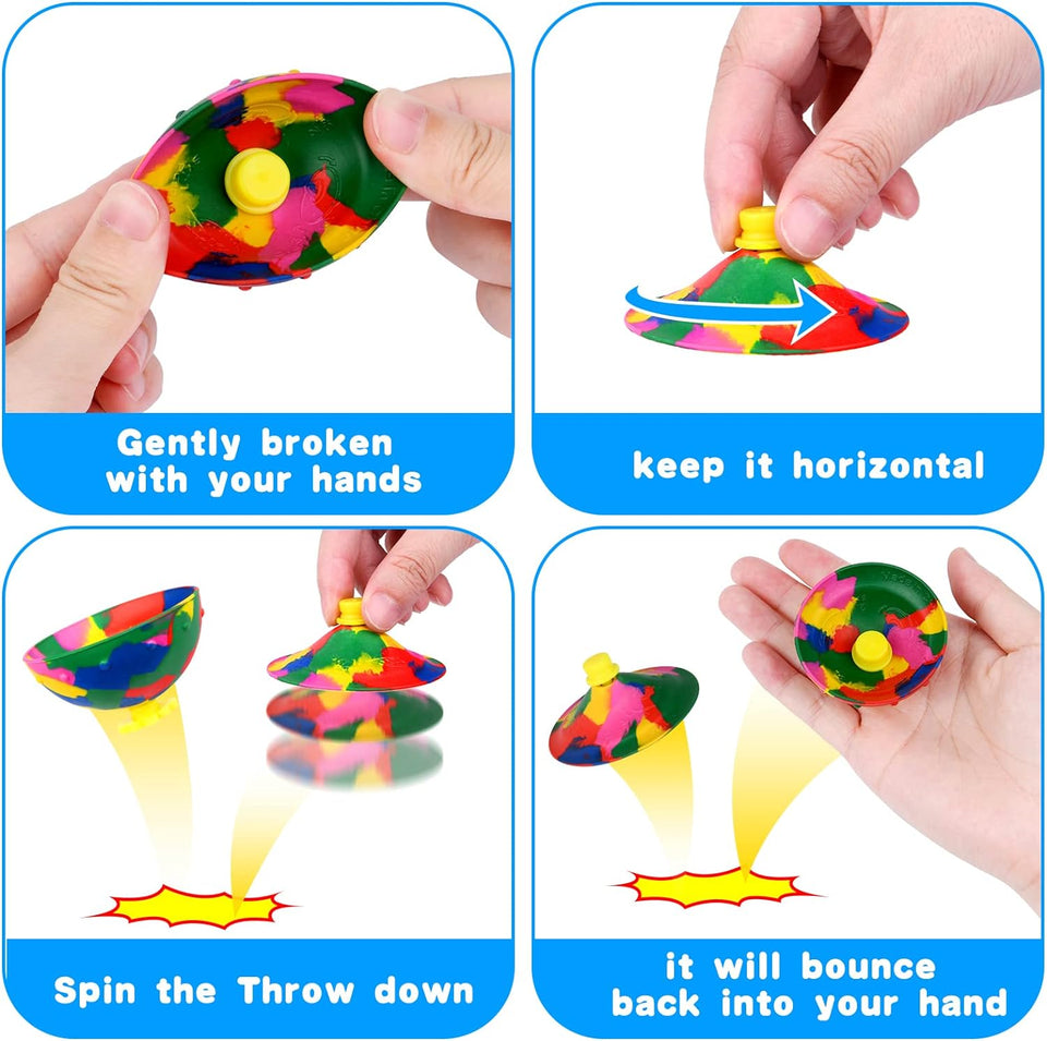 Hip Hop Bouncing Jumping Bowl  (Pack of 2)