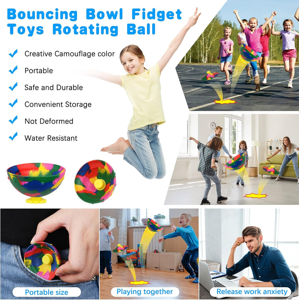 Hip Hop Bouncing Jumping Bowl  (Pack of 2)