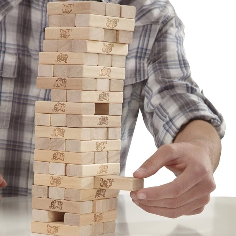 classic-jenga-wooden-stacking-tower-board-game-for-kids-adults kids toy in Pakistan | Zilonay