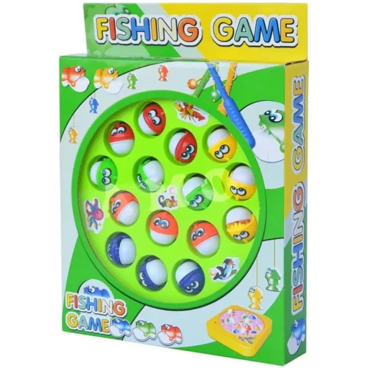 battery-operated-rotating-fishing-game-toy-for-kids-toddlers-15-fish kids toy in Pakistan | Zilonay