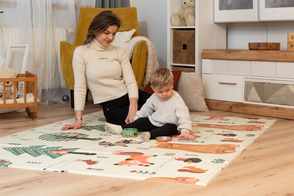 large-baby-crawling-foam-mat-reversible-5-x-6-feet kids toy in Pakistan | Zilonay