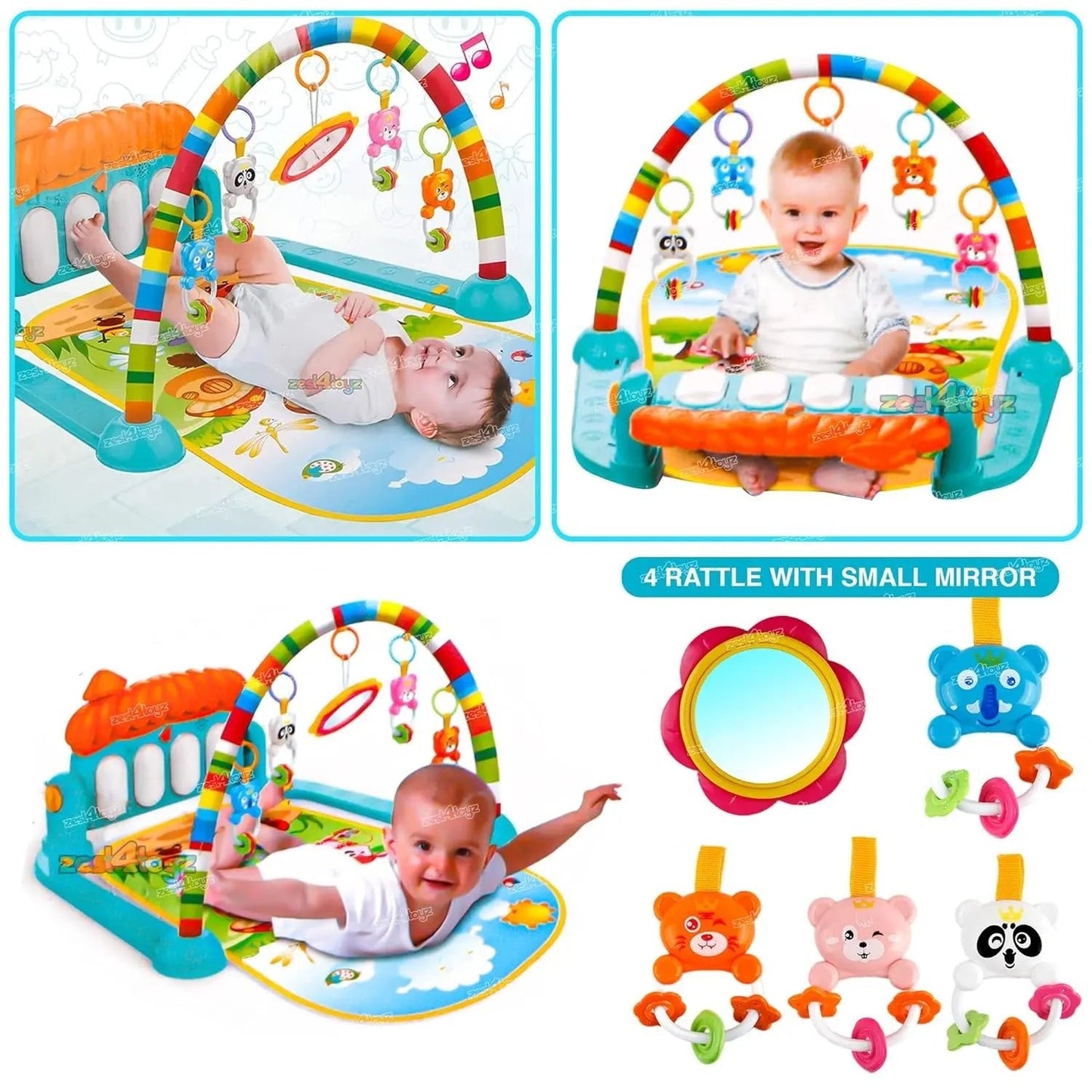 baby-piano-play-gym-mat kids toy in Pakistan | Zilonay