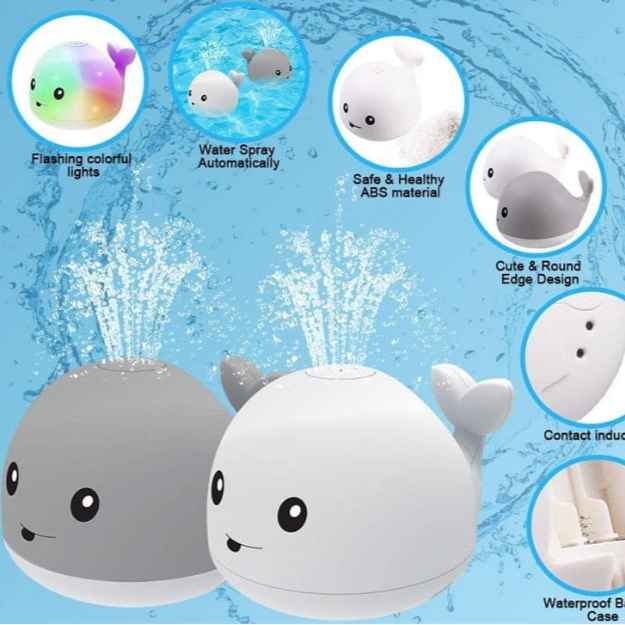 Multifunctional Bath Whale Toy