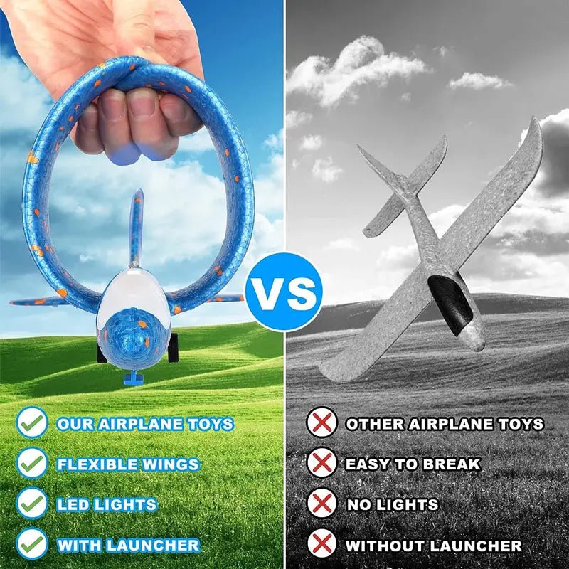 catapult-gun-aircraft-creative-toy-flying-contes-2-in-1-toy-for-kid-fun-toy-for-kid kids toy in Pakistan | Zilonay