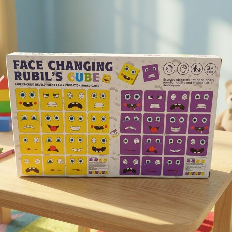 face-expression-changing-cube-table-game-for-kids kids toy in Pakistan | Zilonay